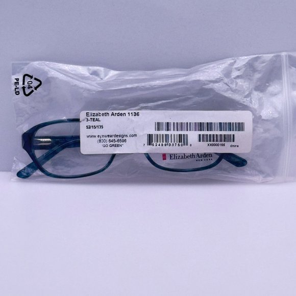 Elizabeth Arden Eyeglasses Eye Glasses Frames EA 1136-3 52-15-135